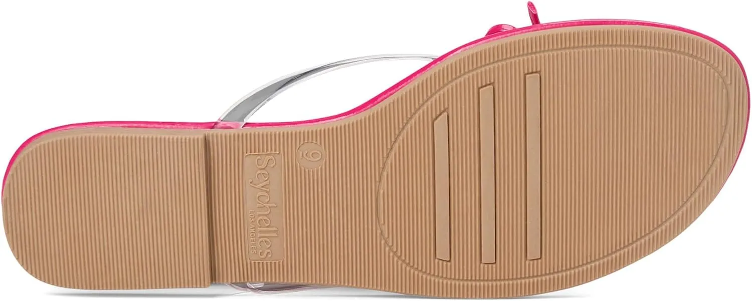 Seychelles Women's Wish List Clear Patent V Leather Flip-Flop