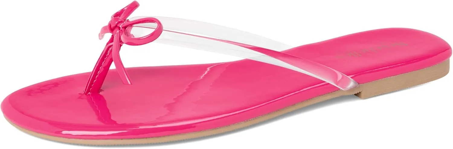 Seychelles Women's Wish List Clear Patent V Leather Flip-Flop