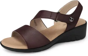 SHIBEVER Women's Low Wedge Heel Sandals Dressy Summer Ankle Strap Sandals Open Toe Comfortable Causal Platform Shoes