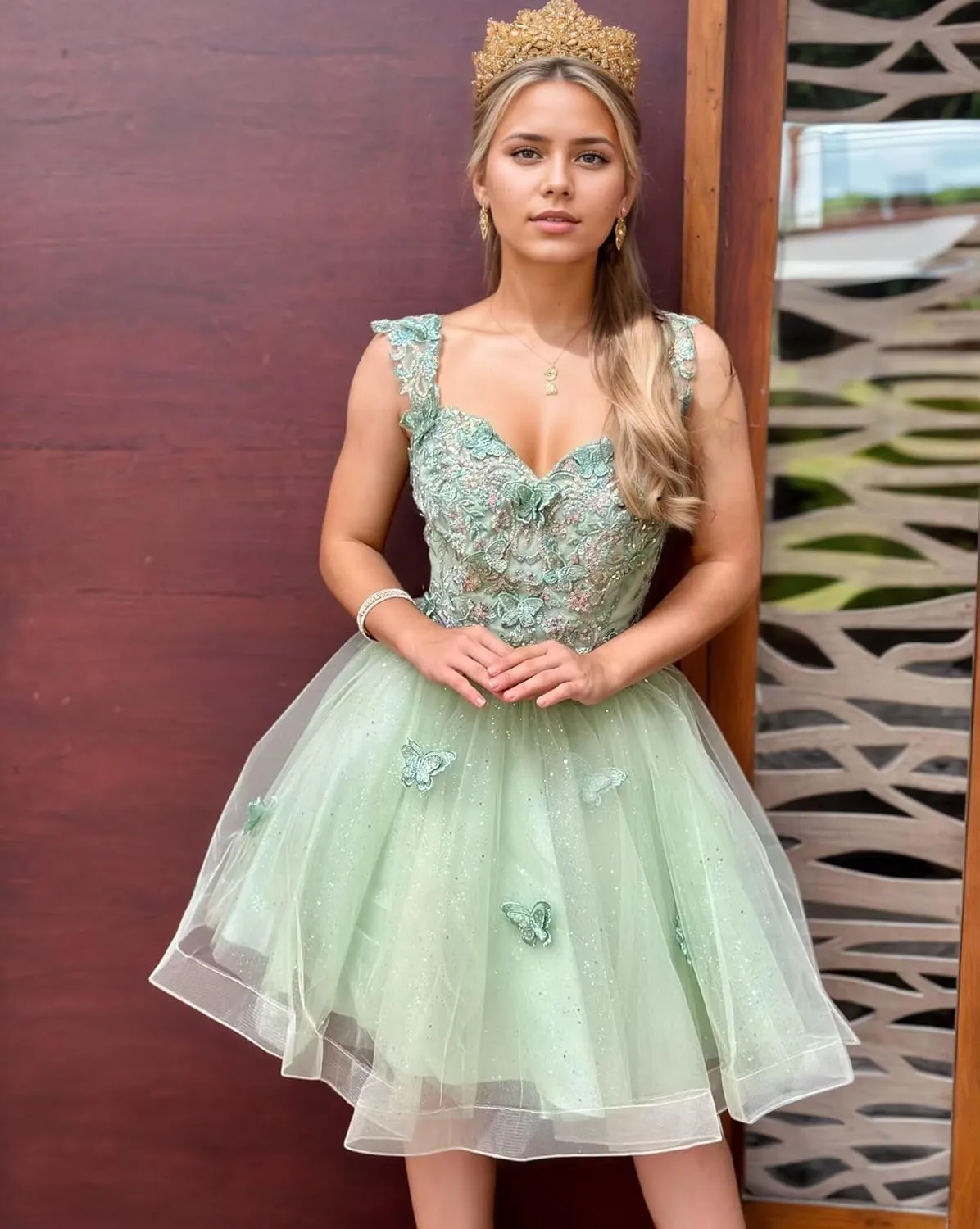 Short Homecoming Dresses for Teens Off The Shoulder Prom Gown Sequin Lace Cocktail Dress