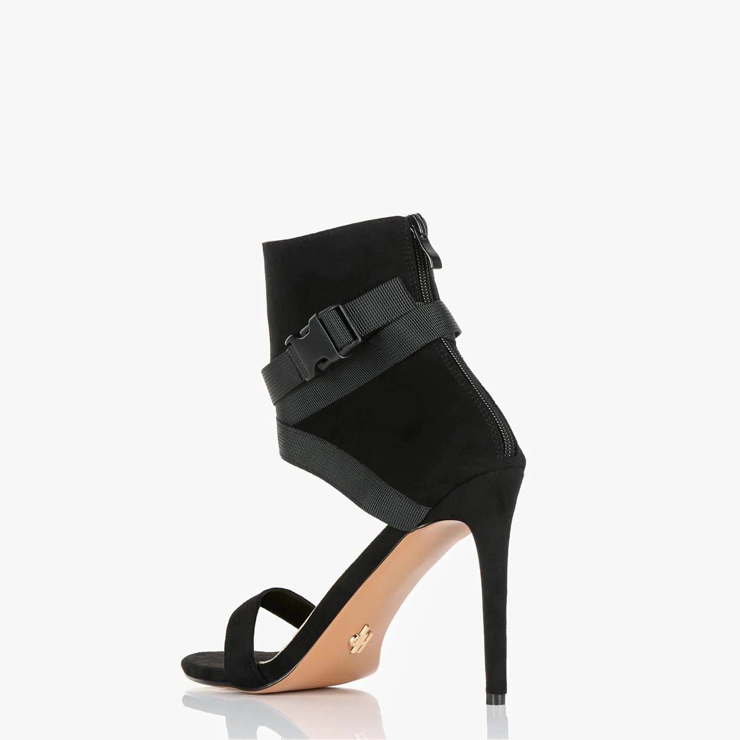 Signature Collection Ava Women Black Strappy High Heels Sandal - Elegant & Comfortable Fashion Footwear for Every Occasion