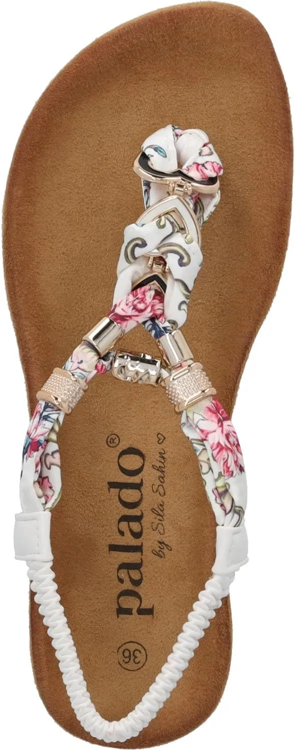 Sila Sahin Women's Yurt Sandals, Fashionable Mules, Elegant Summer Shoes, Comfortable Sandals with Adjustable Straps