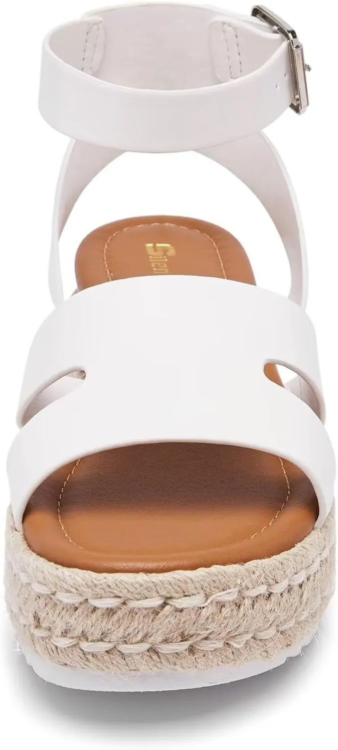 SILENTCARE Women's Comfortable Wedge Platform Sandals for 2024 Summer