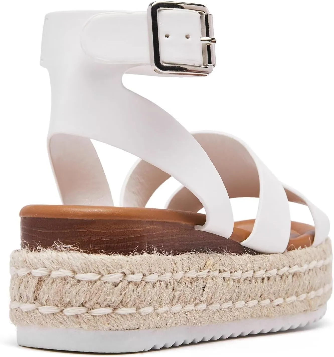 SILENTCARE Women's Comfortable Wedge Platform Sandals for 2024 Summer