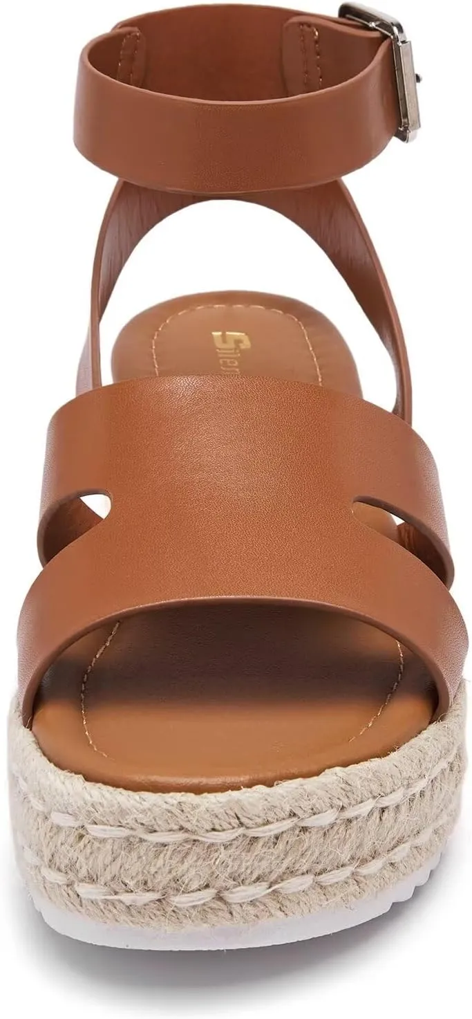 SILENTCARE Women's Comfortable Wedge Platform Sandals for 2024 Summer