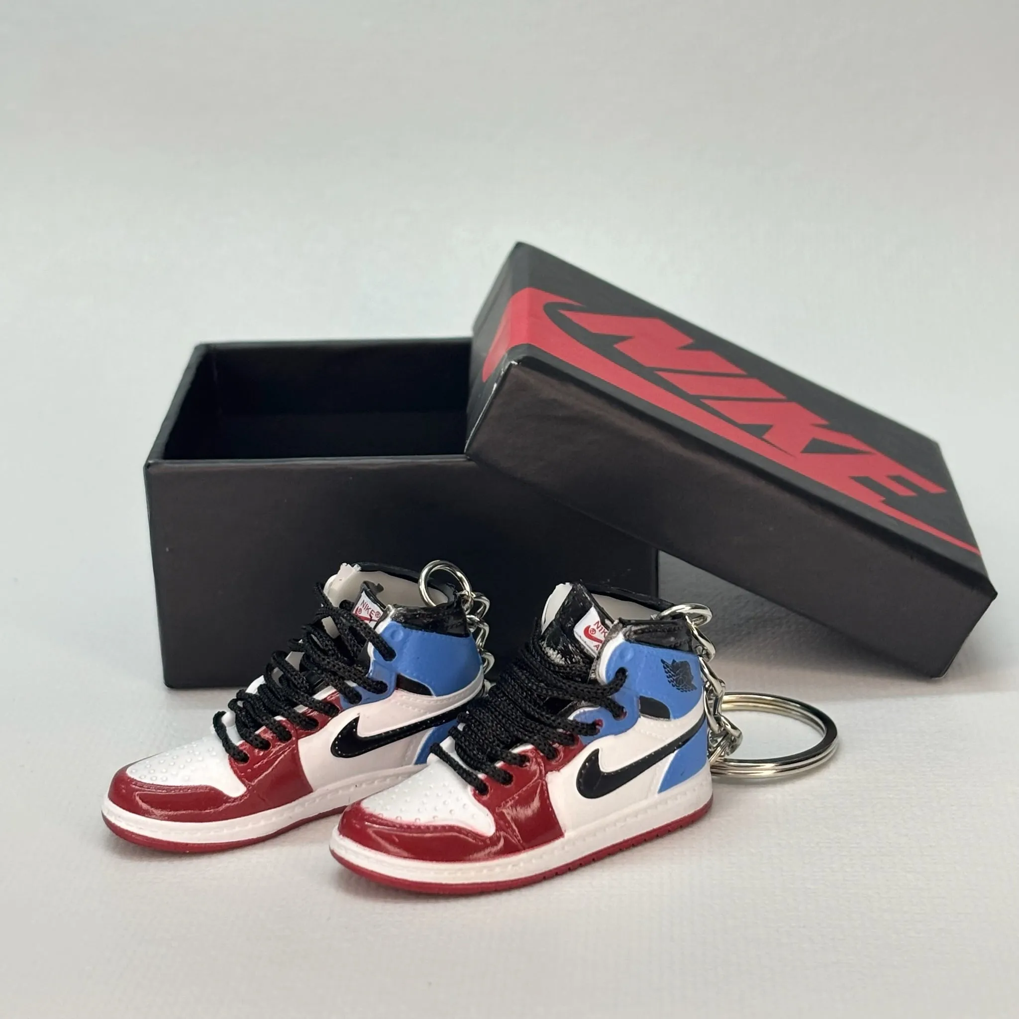 Single Sneaker Keychain - AJ1 Fearless High With Box