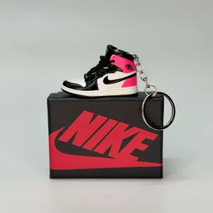 Single Sneaker Keychain - AJ1 Reverse Pink High With Box