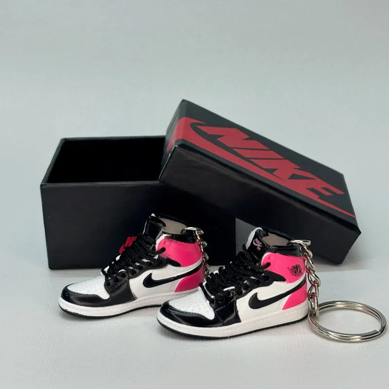 Single Sneaker Keychain - AJ1 Reverse Pink High With Box