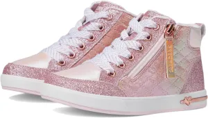 Skechers Baby Girls' Street Shoutouts Glimmer Zip Sneaker