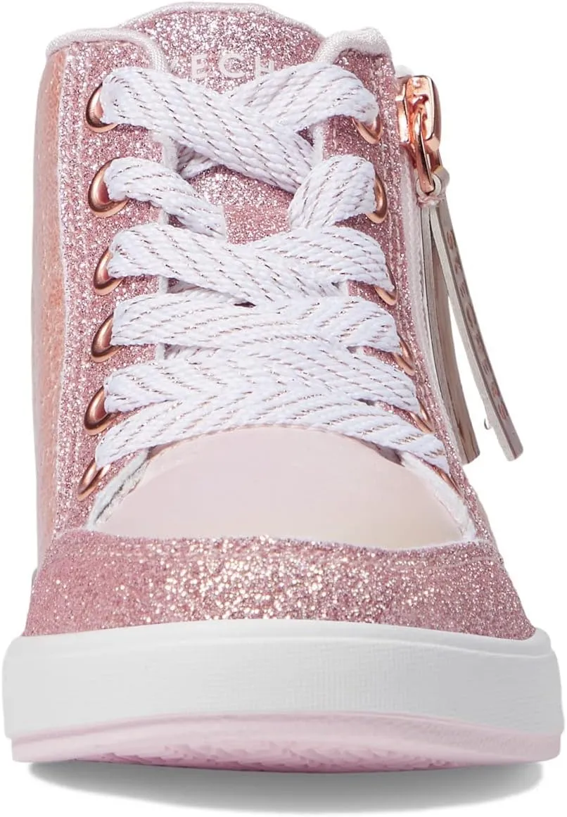 Skechers Baby Girls' Street Shoutouts Glimmer Zip Sneaker