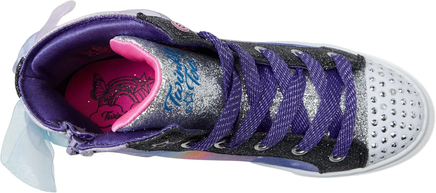Skechers Girl's Toes Twinkle Sparks-Bow Magic Sneaker