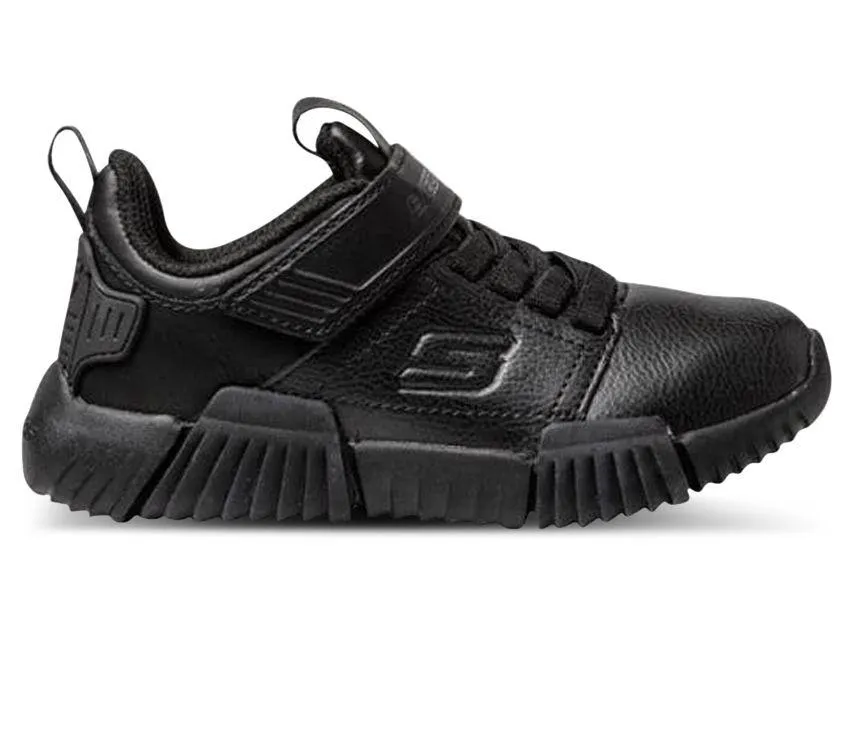 Skechers Kids Durablox Black Velcro Shoe
