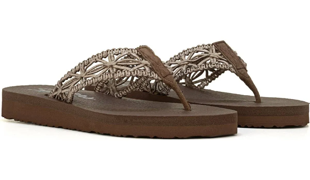 SKECHERS Meditation Ocean Breeze Flip Flop Sandal