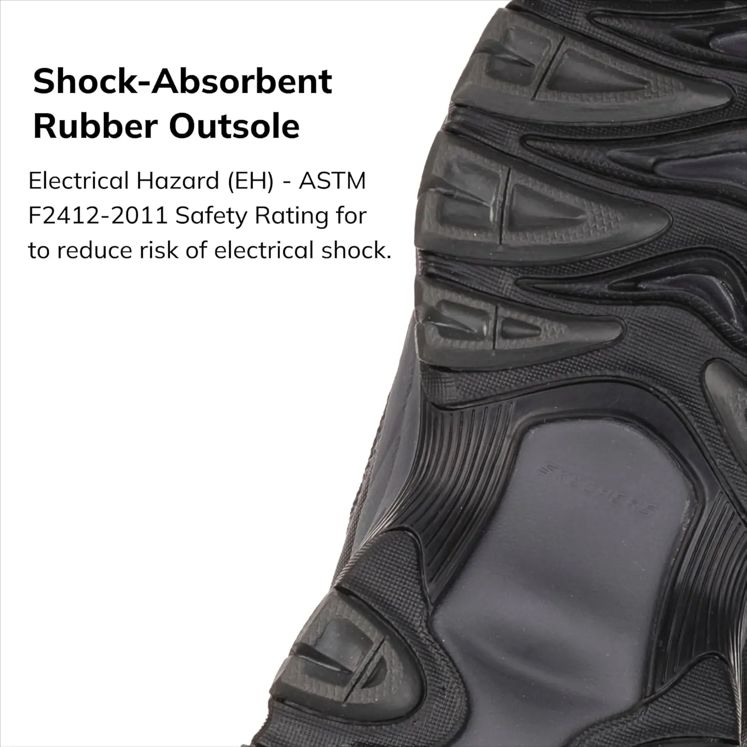 Skechers Men's Cankton Steel Toe Construction Shoe – Electrical Hazard Rated, Memory Foam