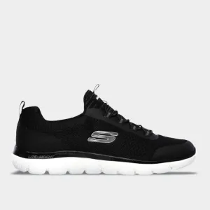 Skechers Mens Summits Sneakers Black/White _ 171522 _ Black