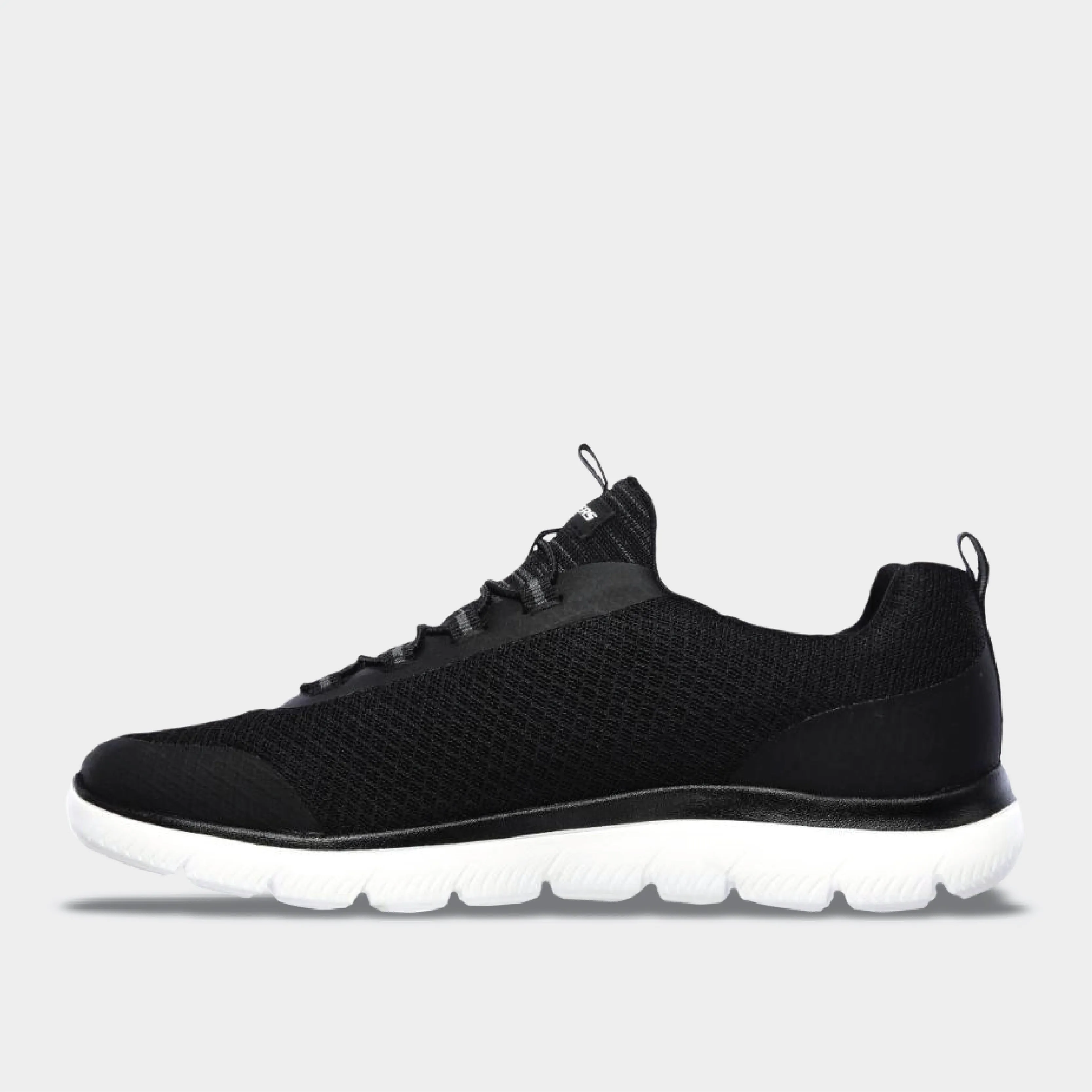 Skechers Mens Summits Sneakers Black/White _ 171522 _ Black