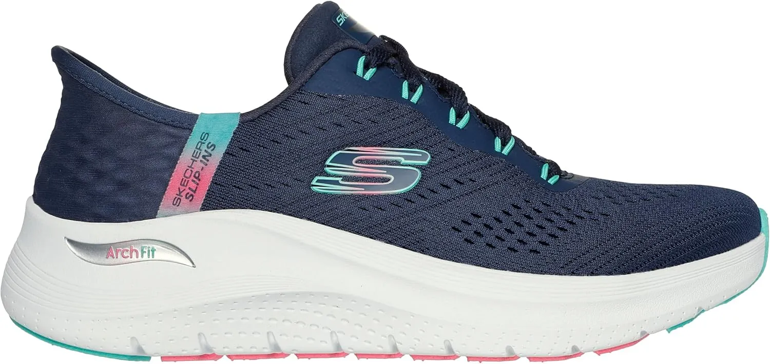 Skechers Women's Arch Fit 2.0 Easy Chic Hands Free Slip-ins Sneaker