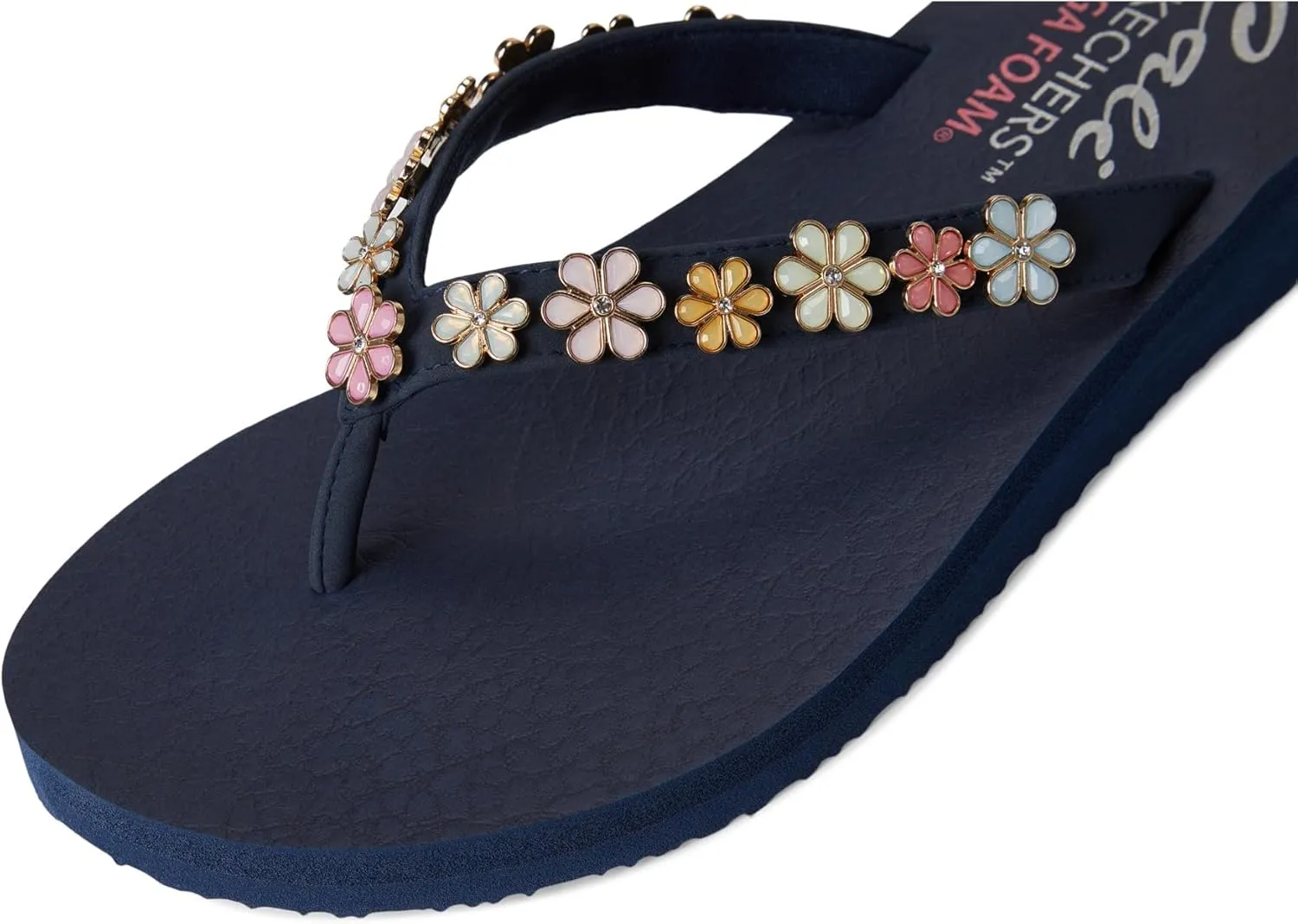 Skechers Women's Meditation-Daisy Crush Flip-Flop
