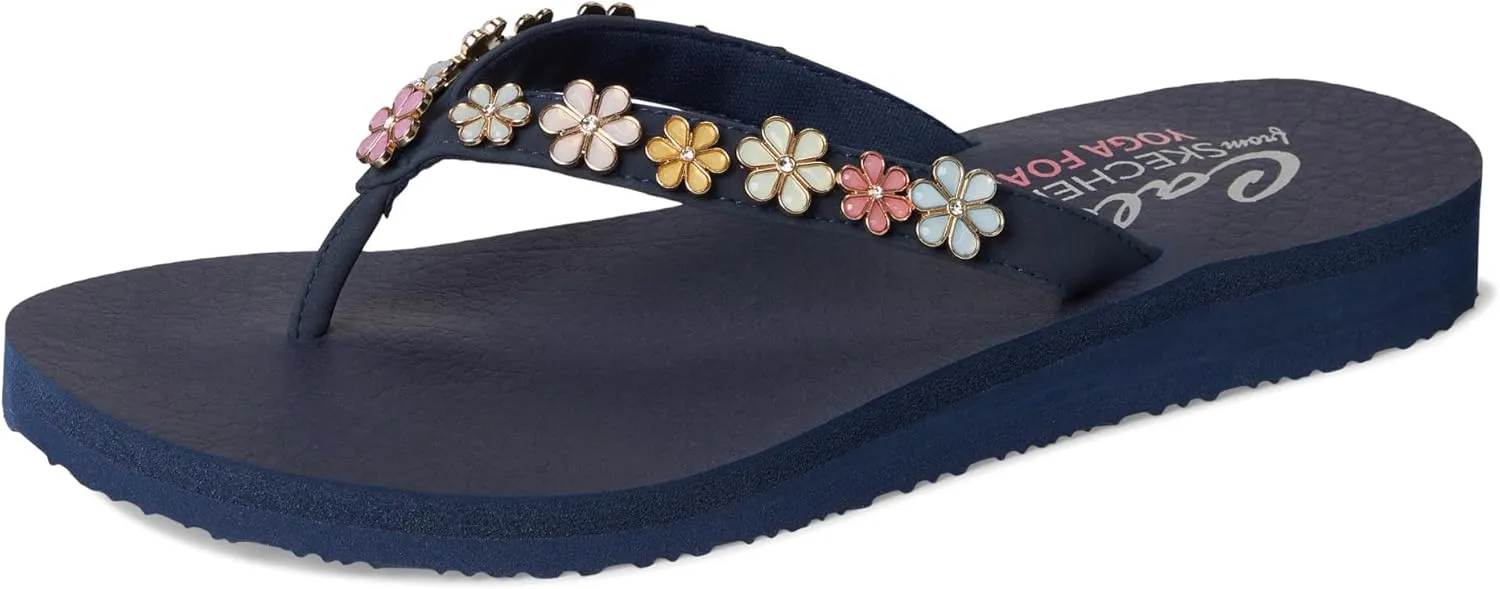 Skechers Women's Meditation-Daisy Crush Flip-Flop
