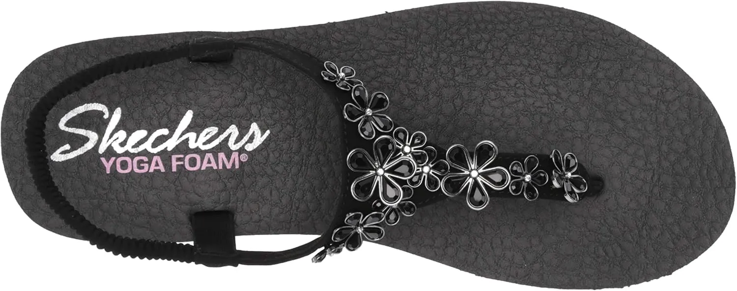 Skechers Women's Meditation-Glass Daisy Flip-Flop