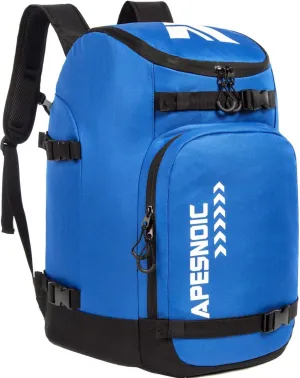 Ski Boot Bag - Ski and Snowboard Boots Backpack，Excellent for Travel with Waterproof Exterior & Bottom - for Men, Women and Youth.