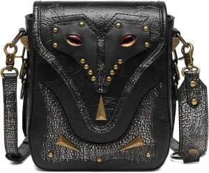 Small Crossbody Bag Shoulder Purse Leather Belt Pouch Travel Phone Holder Punk Medieval Vintage Festival Costume Accessory