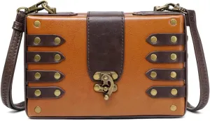 Small Crossbody Bag Shoulder Purse Leather Belt Pouch Travel Phone Holder Punk Medieval Vintage Festival Costume Accessory