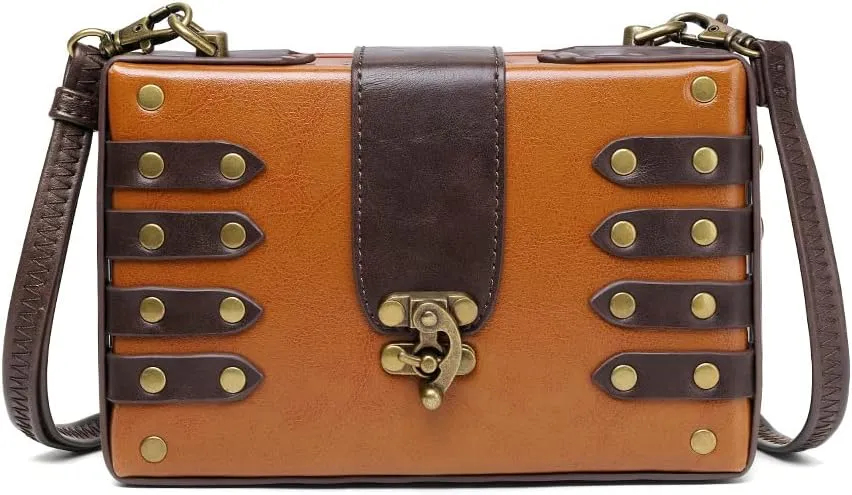 Small Crossbody Bag Shoulder Purse Leather Belt Pouch Travel Phone Holder Punk Medieval Vintage Festival Costume Accessory