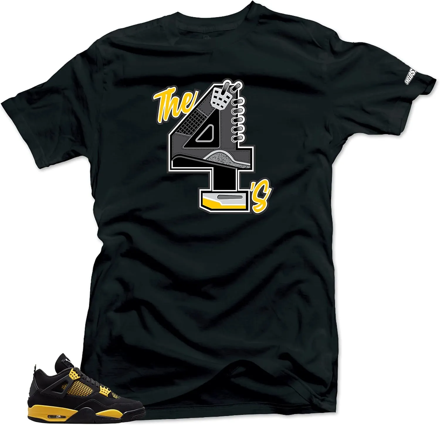 SNELOS Match Tees Jordan 4 Thunder Sneaker Match