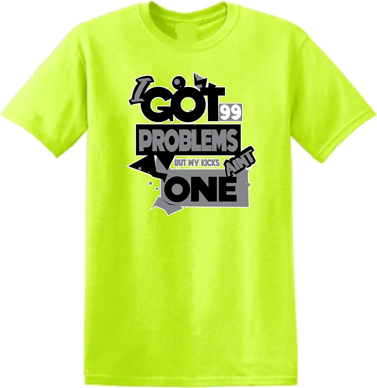 SNELOS Shirt to Match Jordan 4 Neon Match Sneaker Tee