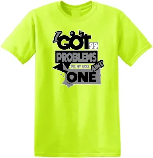 SNELOS Shirt to Match Jordan 4 Neon Match Sneaker Tee