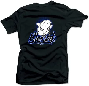SNELOS Shirt to Match Jordan 5 Racer Blue Match Sneaker tee