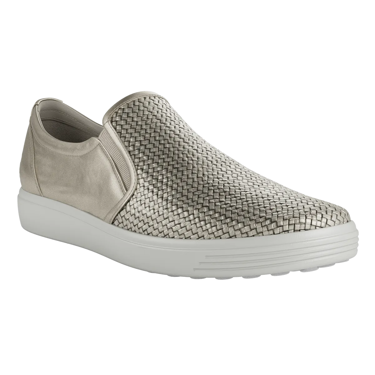 Soft 7 Women's Woven Leather Slip-On Sneaker