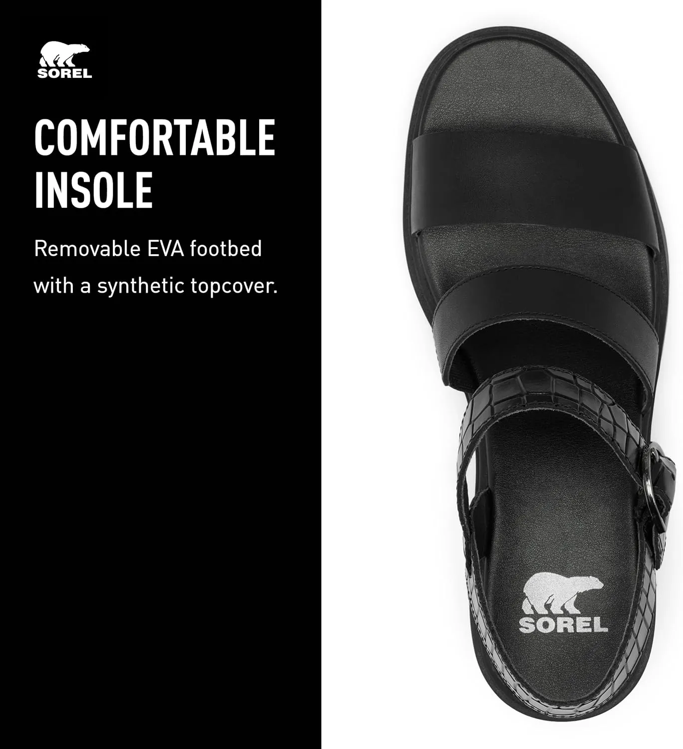 Sorel Women's Joanie Heel Ankle Strap Sandals