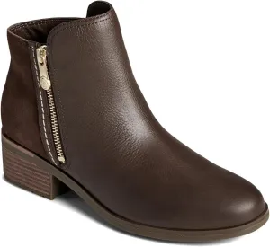 Sperry Mens Shoes Women's Seaport Storm Ankle Boot, Brown, 6.5