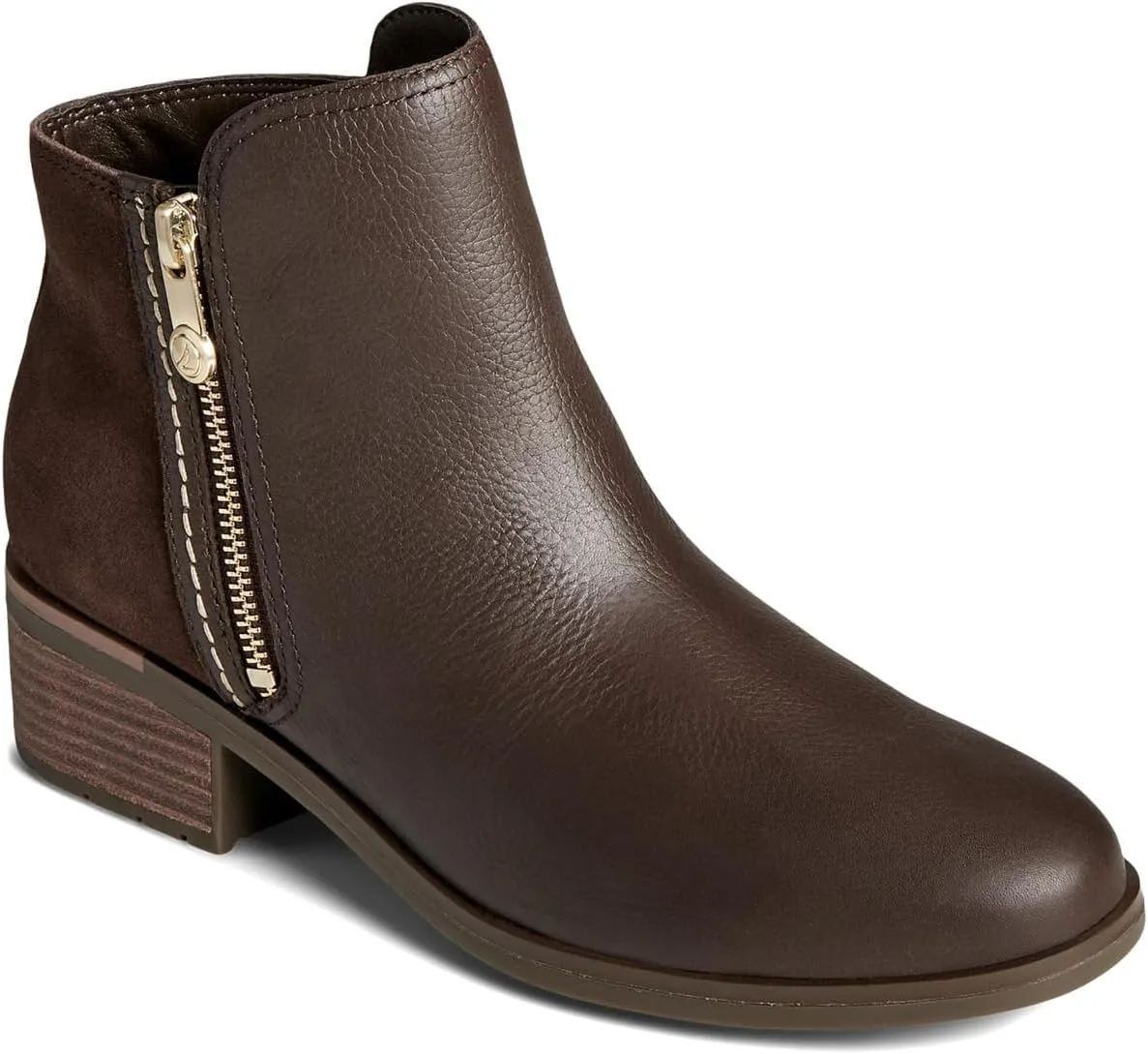 Sperry Mens Shoes Women's Seaport Storm Ankle Boot, Brown, 6.5