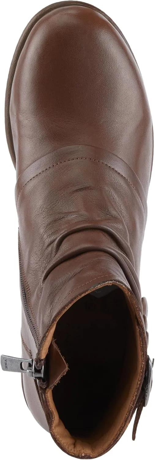 Spring Step Women's SIANNA Booties with Decorative Buckle, Leather-Wrapped Buttons, and Comfortable Fit