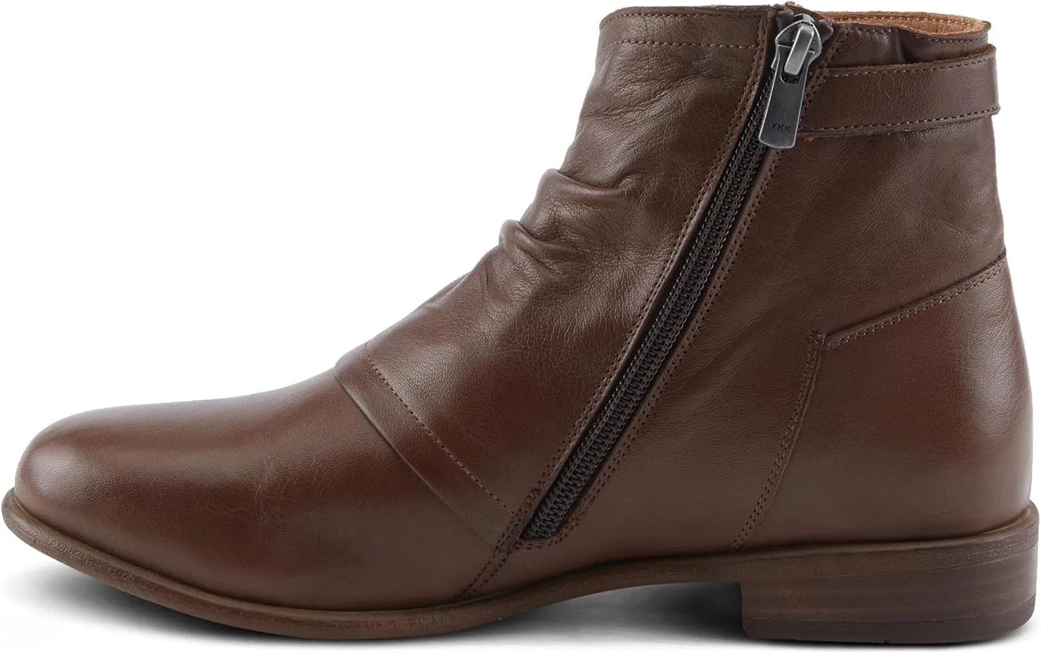 Spring Step Women's SIANNA Booties with Decorative Buckle, Leather-Wrapped Buttons, and Comfortable Fit