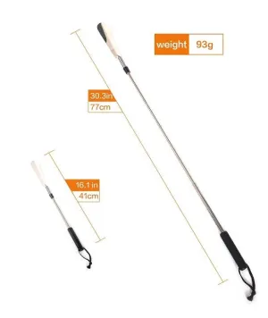 Stainless Steel Flexible & Telescopic Extendable Shoe horn
