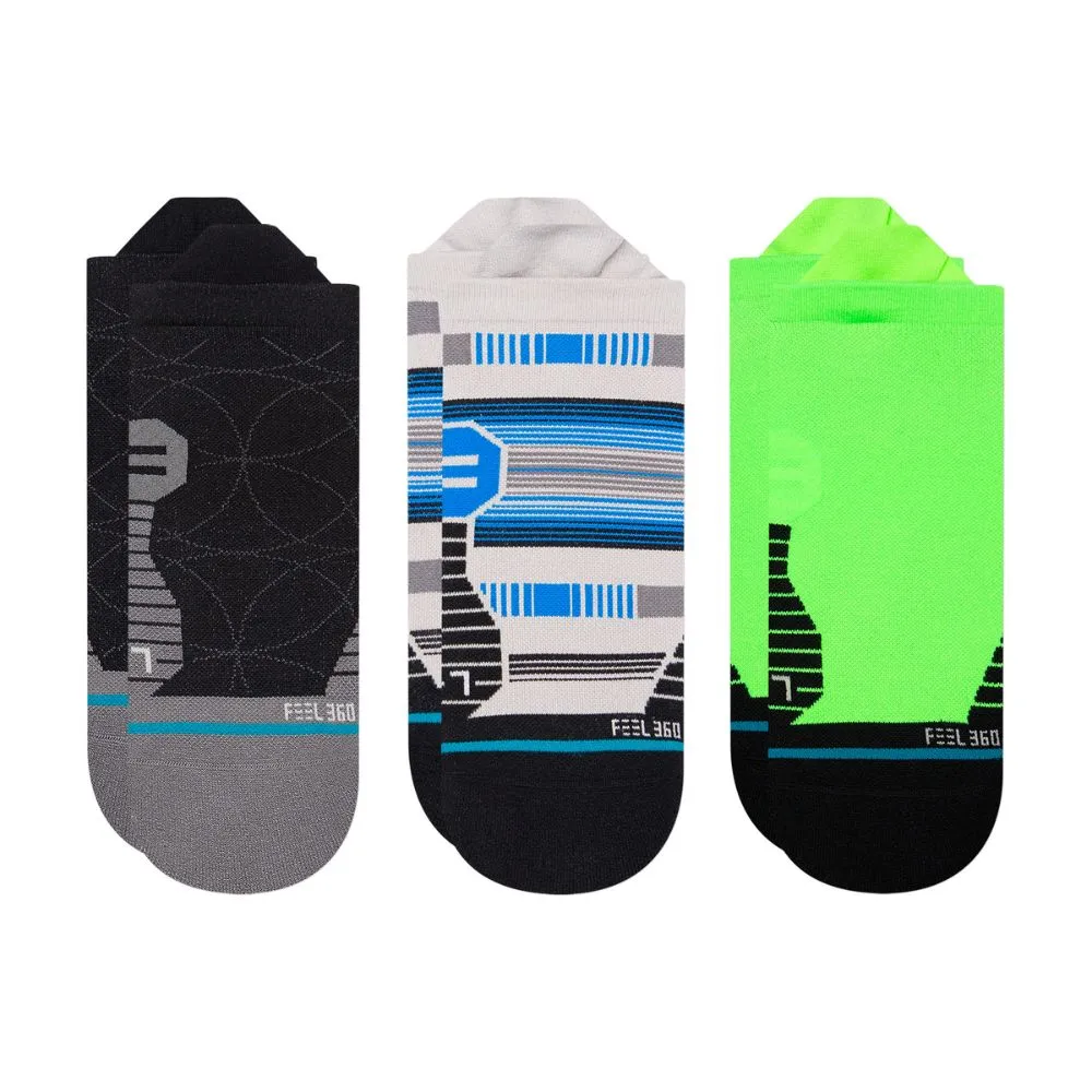 Stance Run Bobbin Light Cushion Tab 3-Pack Socks