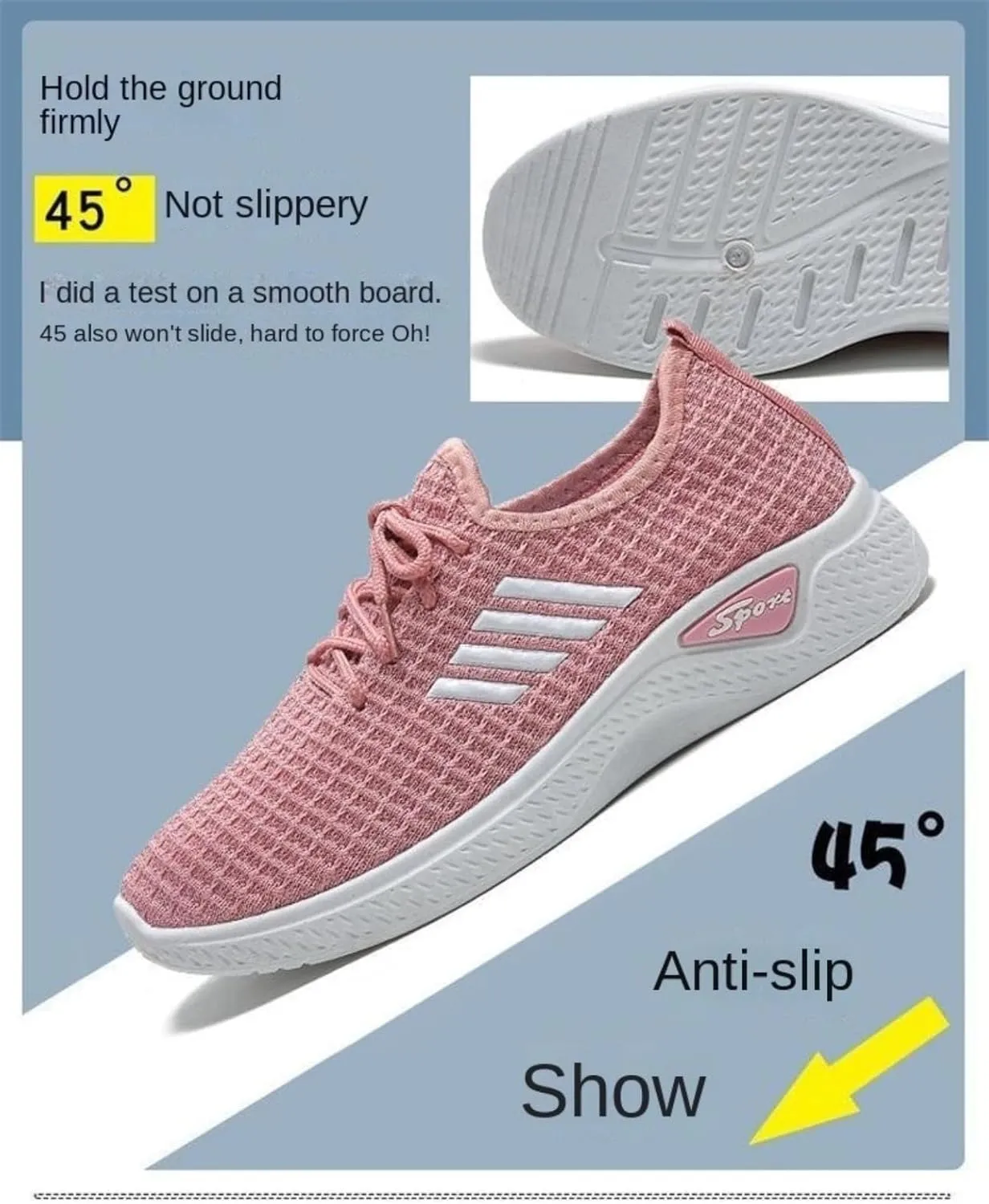 Summer Comfortable and Breathable Soft Sole Sports Leisure Shoes Square Dance Fitness Walking Running Travel Shoes