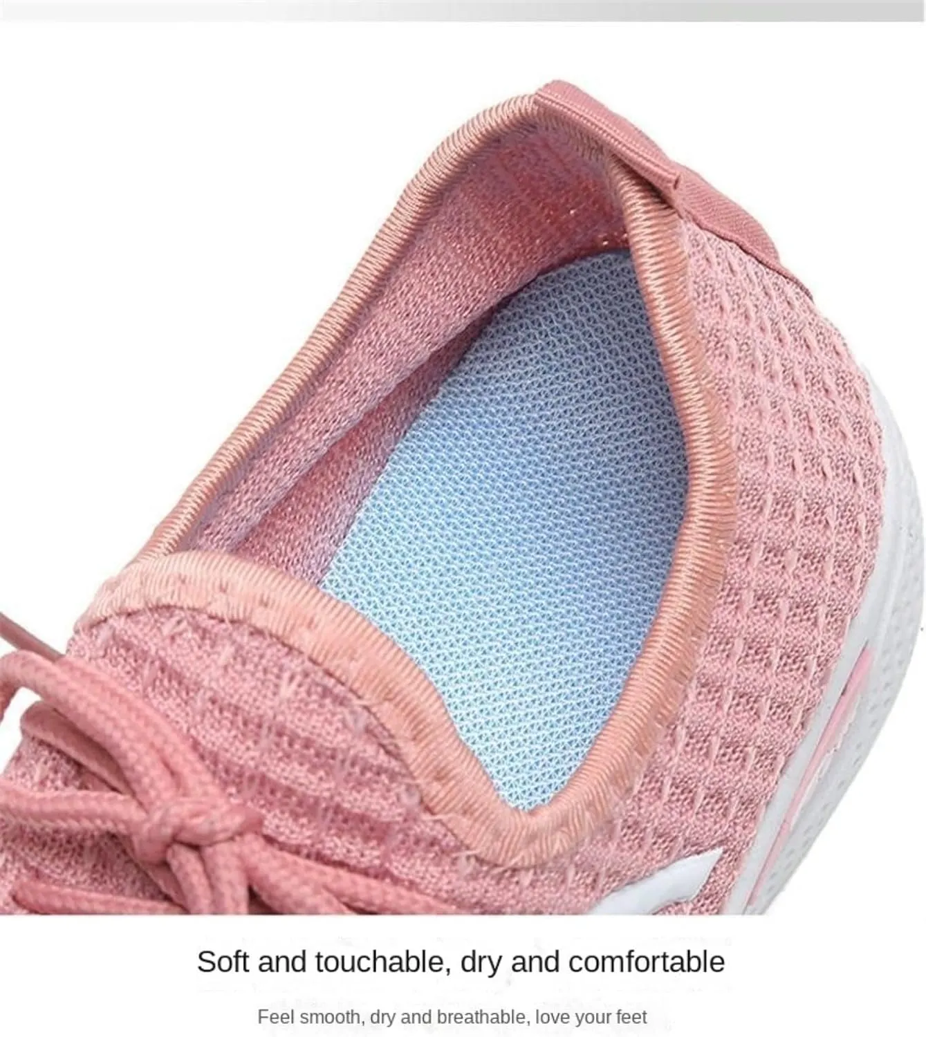 Summer Comfortable and Breathable Soft Sole Sports Leisure Shoes Square Dance Fitness Walking Running Travel Shoes