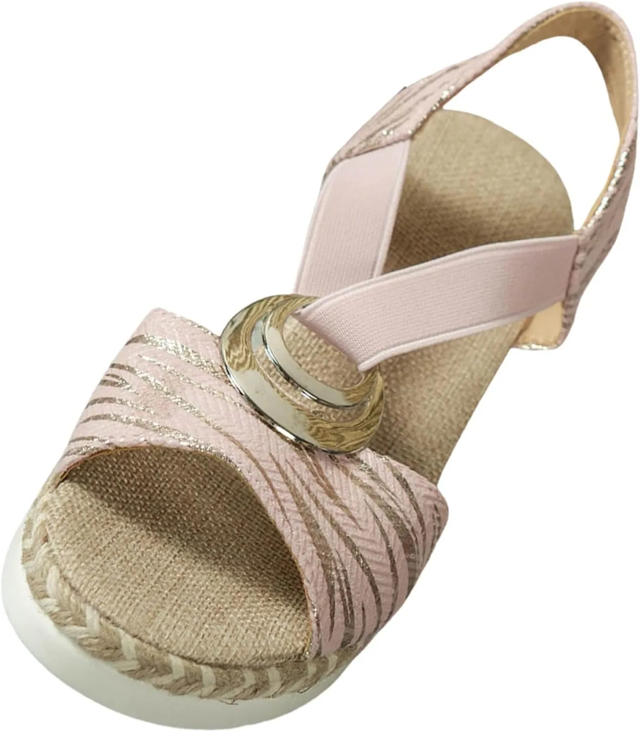 Summer Sandals Thick Soled Rope Platform Soled Roman Sandals Women's Casual Thick Soled Strappy Sandals For Women