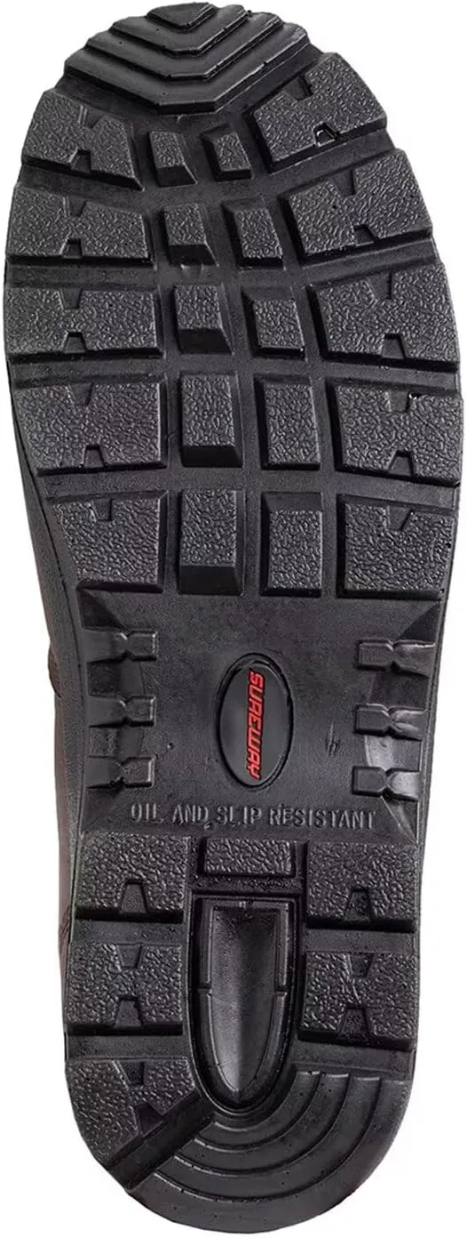 SUREWAY Men's Slip On Work Boots for Men,Upgraded Slip/Water Resistant,Static Dissipative,Fire Station Mechanic Work Boots/Shoes