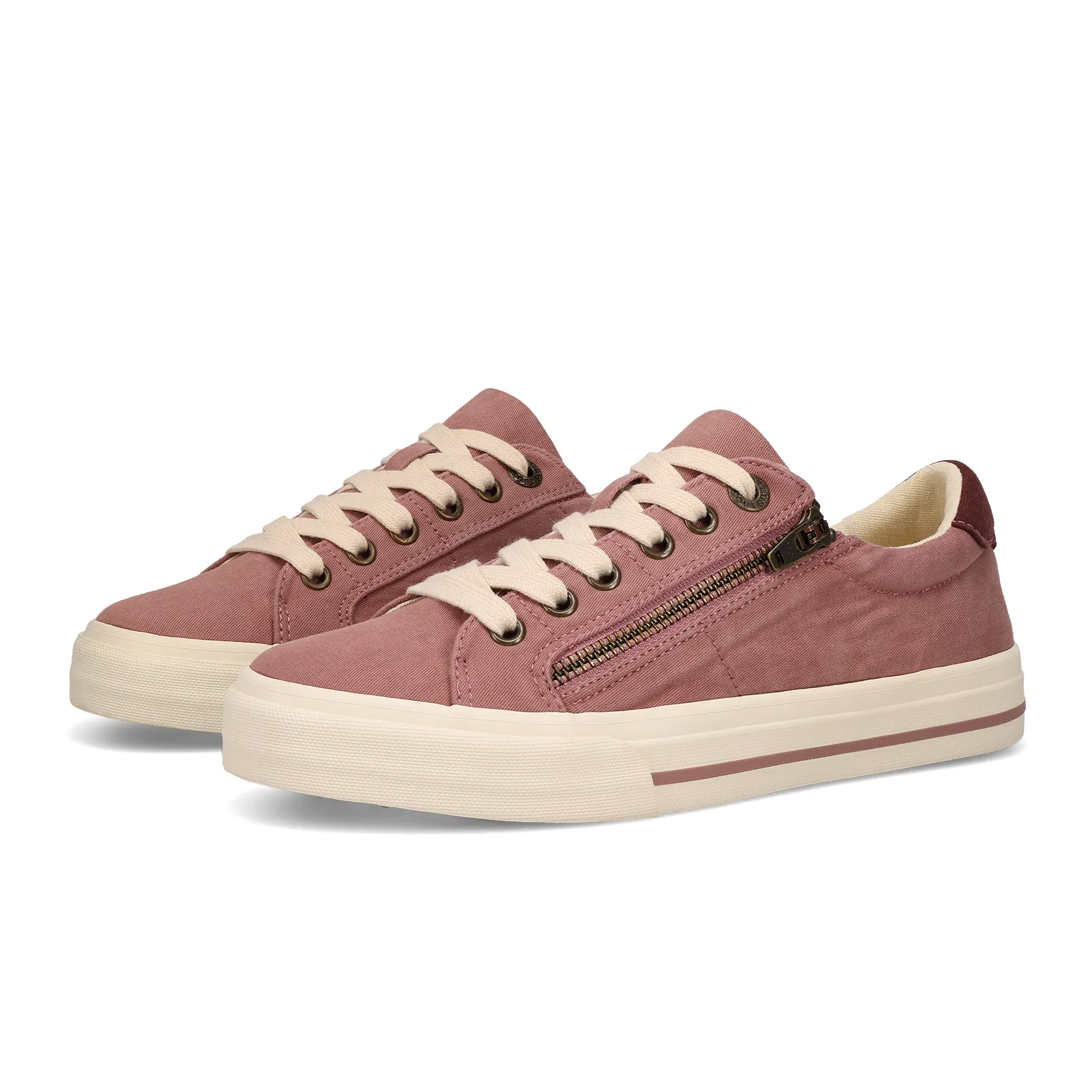 Taos Z Soul Sneaker (Women) - Dusty Rose/Wine Distressed