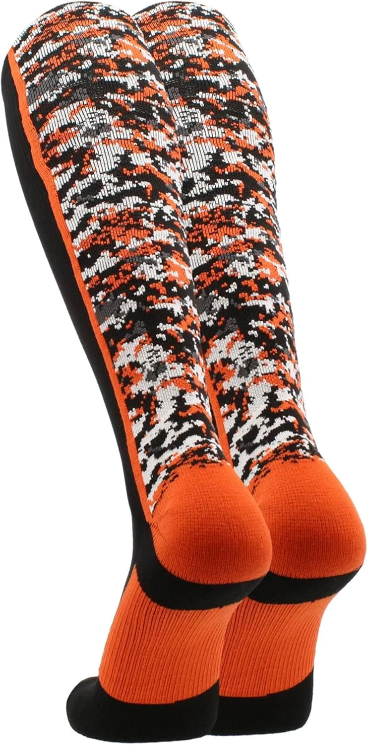 TCK Digital Camo Baseball Socks for Youth, Boys, and Men - Over the Calf Length
