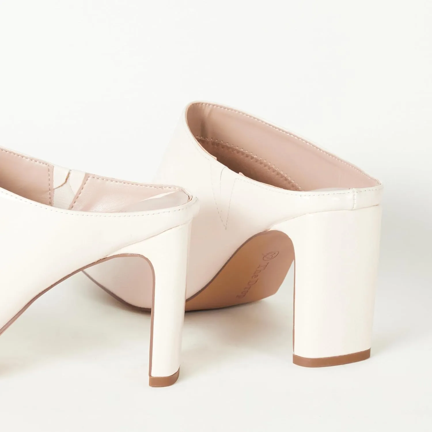 The Drop Women's Avena Square-Toe Block-Heel Mule