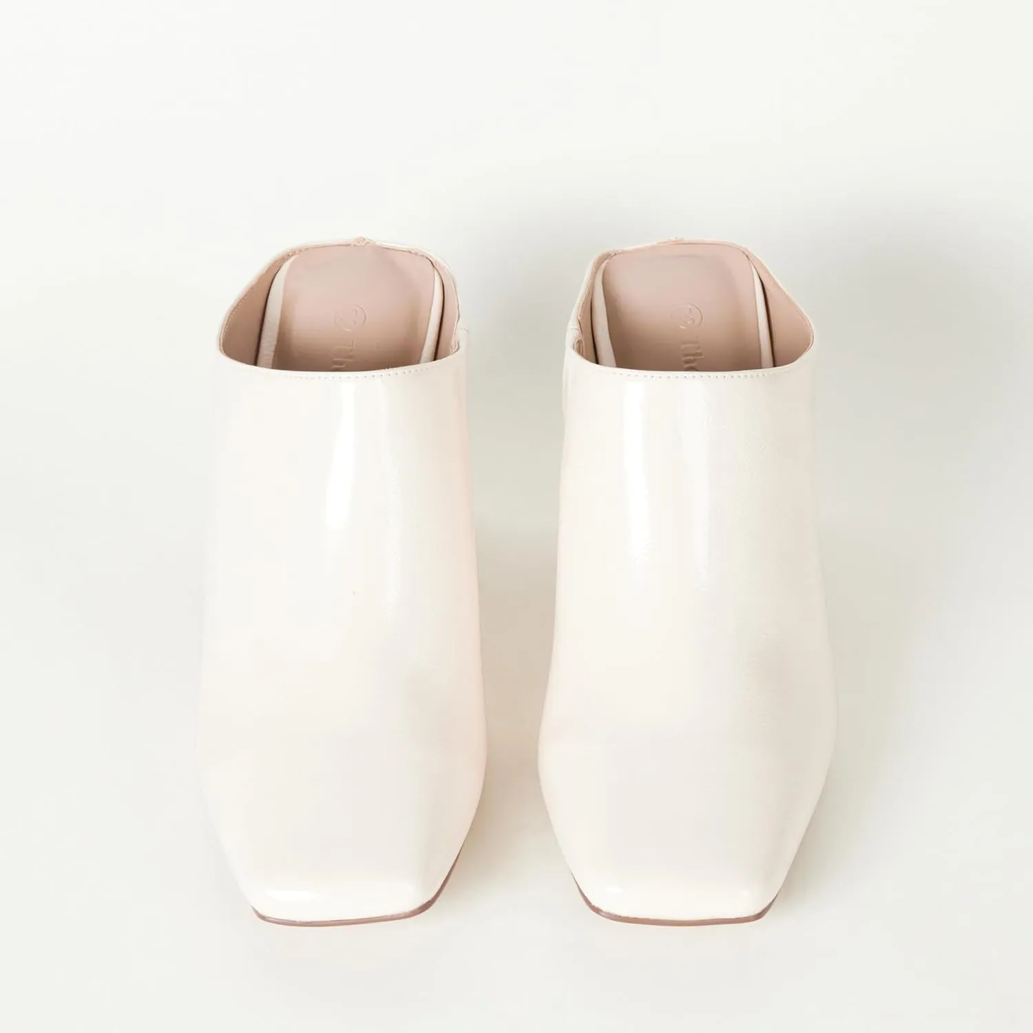 The Drop Women's Avena Square-Toe Block-Heel Mule