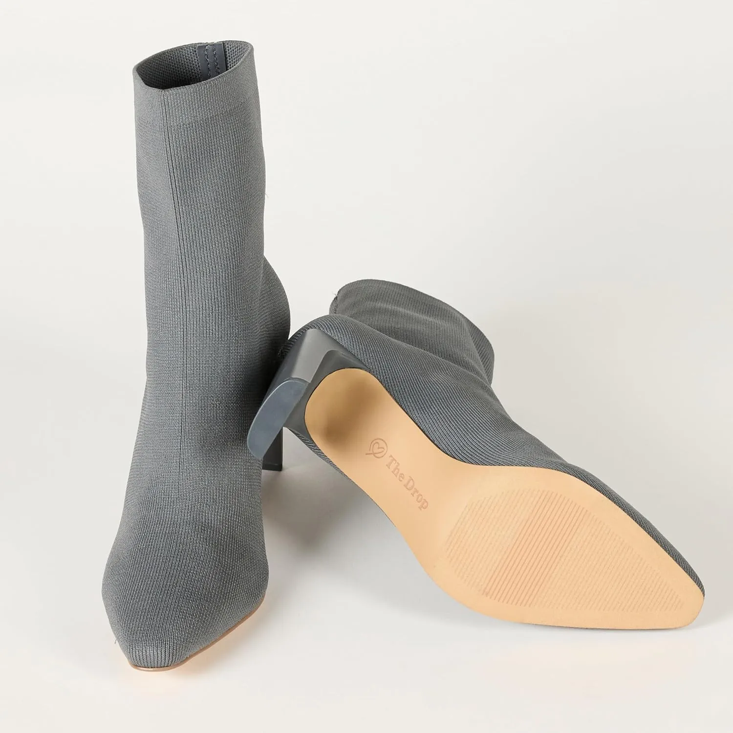 The Drop Women's Jane High Heel Pull-on Sock Boot