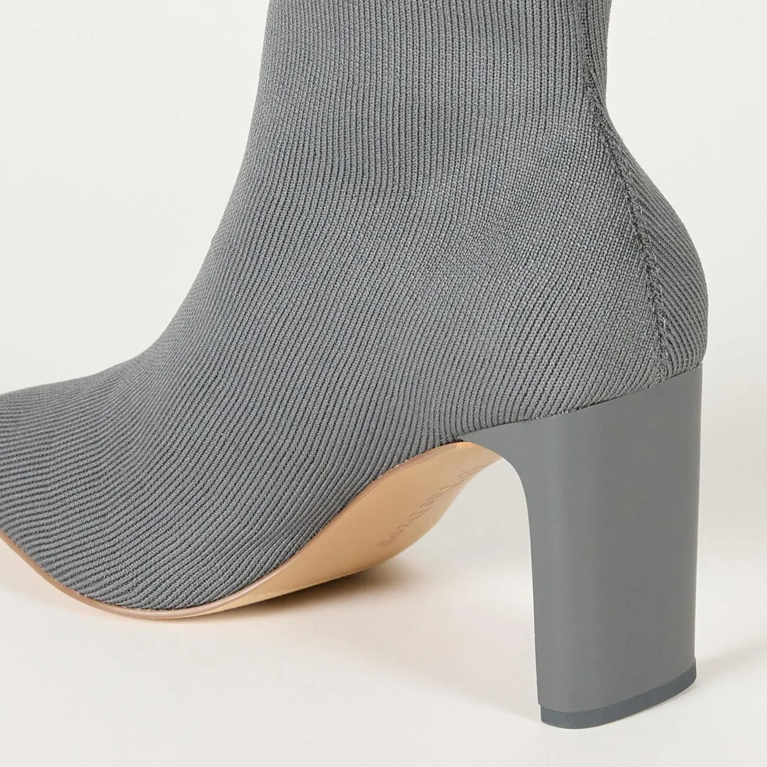 The Drop Women's Jane High Heel Pull-on Sock Boot